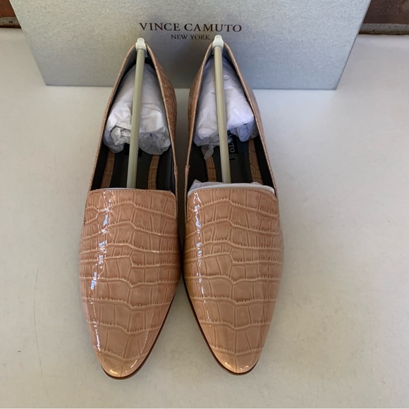 Vince Camuto Kikie cream leather Slip On Flats Loafers Women’s US 8.5 M - Picture 3 of 8